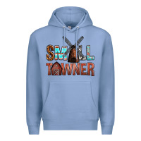 Colony Blue small towner Premium Hoodie - NancyCooperArtShop
