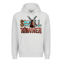 Dove Grey small towner Premium Hoodie - NancyCooperArtShop