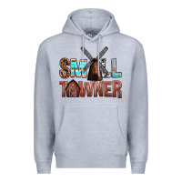 Heather Grey small towner Premium Hoodie - NancyCooperArtShop