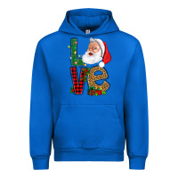 Cobalt Love With Santa Portrait Urban Hoodie - BundleAndBundleShop