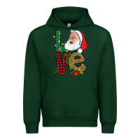 Forest Green Love With Santa Portrait Urban Hoodie - BundleAndBundleShop