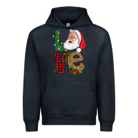 Navy Love With Santa Portrait Urban Hoodie - BundleAndBundleShop