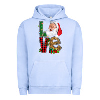Pigment Grape Ice Love With Santa Portrait Urban Hoodie - BundleAndBundleShop