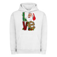 Pigment Lunar Rock Love With Santa Portrait Urban Hoodie - BundleAndBundleShop