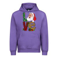 Tulip Love With Santa Portrait Urban Hoodie - BundleAndBundleShop