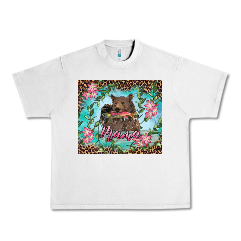 Mama Bear Haunting Fish Floral Urban Heavy Tee by RanaPortraitStore | Teevron