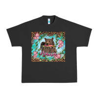 Pigment Black Mama bear haunting fish floral Urban Heavy Tee - RanaPortraitStore