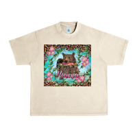 Sandshell Mama bear haunting fish floral Urban Heavy Tee - RanaPortraitStore