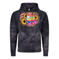 Cloud Black books sunflower back to school background Vintage Hoodie - AdoDesignShop