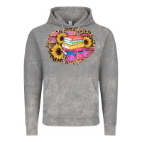 Cloud Rock books sunflower back to school background Vintage Hoodie - AdoDesignShop