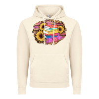 Vintage Artic books sunflower back to school background Vintage Hoodie - AdoDesignShop