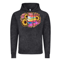 Vintage Black books sunflower back to school background Vintage Hoodie - AdoDesignShop