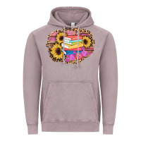 Vintage Zinc books sunflower back to school background Vintage Hoodie - AdoDesignShop