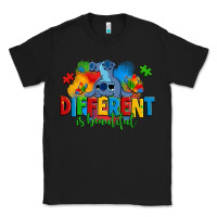 Black different is beautiful autism stitch Classic Tee - Zillion Design Studio