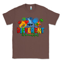 Chestnut different is beautiful autism stitch Classic Tee - Zillion Design Studio