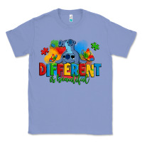 Colony Blue different is beautiful autism stitch Classic Tee - Zillion Design Studio
