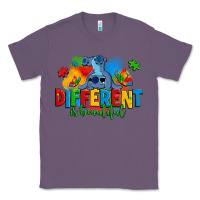 Lavender different is beautiful autism stitch Classic Tee - Zillion Design Studio