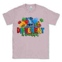Lilac different is beautiful autism stitch Classic Tee - Zillion Design Studio