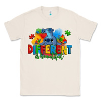 Natural different is beautiful autism stitch Classic Tee - Zillion Design Studio