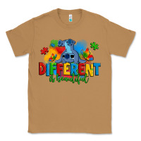 Toasted Coconut different is beautiful autism stitch Classic Tee - Zillion Design Studio