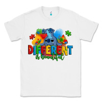 White different is beautiful autism stitch Classic Tee - Zillion Design Studio