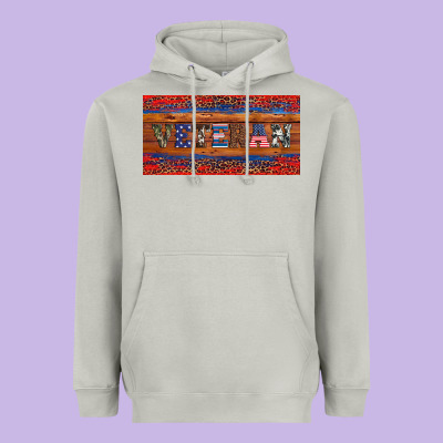 Armed Forces Day Veteran Heavyweight Hoodie Designed By Artiststas
