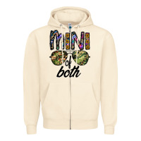 Sandshell mini of both Zipper Hoodie - CowhideDigitalArt