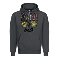 Smoke mini of both Zipper Hoodie - CowhideDigitalArt