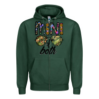 Sports Green mini of both Zipper Hoodie - CowhideDigitalArt