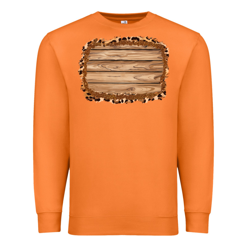 Wood Leopard And Shimmer Background 3200x2400 Premium Sweatshirt by AdoDesignShop | Teevron