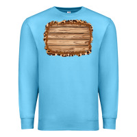 Ocean Blue wood leopard and shimmer background 3200x2400 Premium Sweatshirt - AdoDesignShop