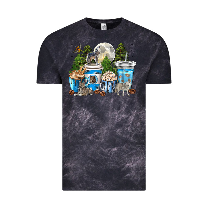 Wolf Coffee Cups Vintage Tee by texasbilliewilder | Teevron