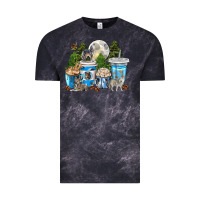 Cloud Black Wolf coffee cups Vintage Tee - texasbilliewilder
