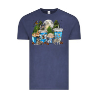 Vintage Denim Wolf coffee cups Vintage Tee - texasbilliewilder