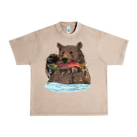 French Oak mama bear haunting fish Urban Heavy Tee - RanaPortraitStore