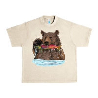 Sandshell mama bear haunting fish Urban Heavy Tee - RanaPortraitStore