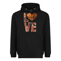 Black basketball love Heavyweight Hoodie - JahusDesignShop