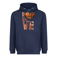 Navy basketball love Heavyweight Hoodie - JahusDesignShop