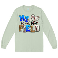 Matcha my heart is on that field baseball Long Sleeve Tee - Zillion Design Studio