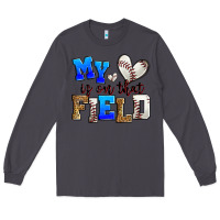 Smoke my heart is on that field baseball Long Sleeve Tee - Zillion Design Studio