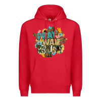 Red pray wait trust crosses christian Premium Hoodie - NancyCooperArtShop