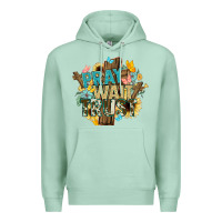 Seafoam pray wait trust crosses christian Premium Hoodie - NancyCooperArtShop