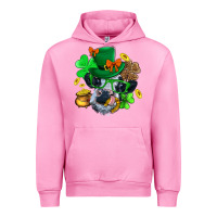 St. Patrick Cow Clover Urban Hoodie | Teevron