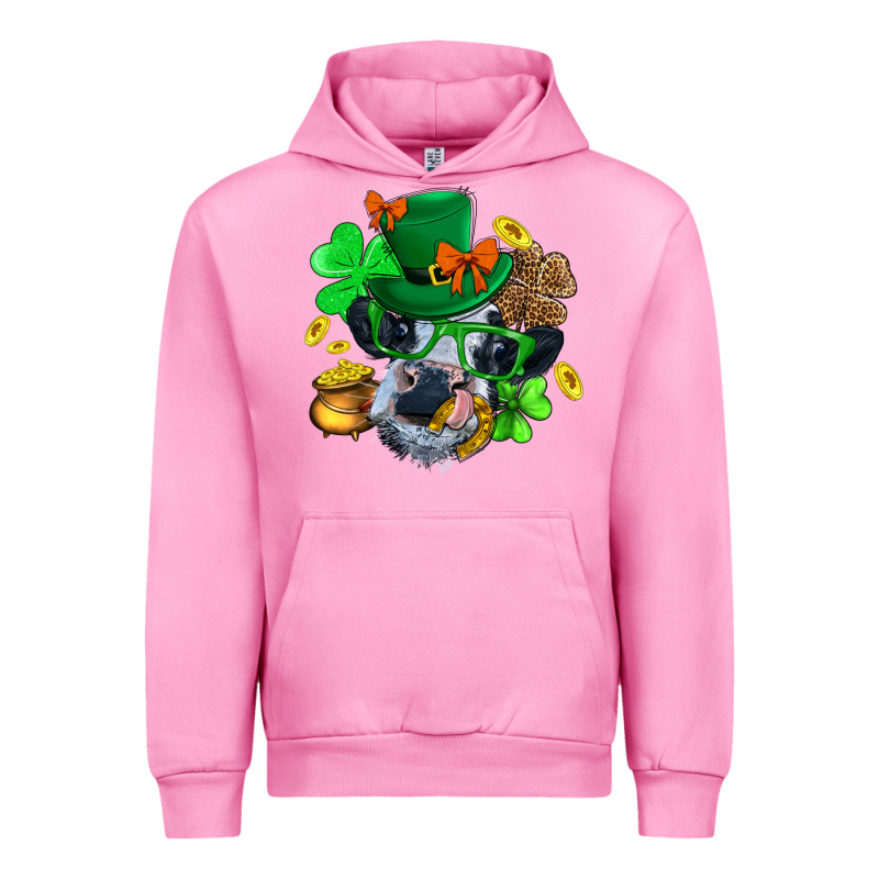 St. Patrick Cow Clover Urban Hoodie by BundleAndBundleShop | Teevron