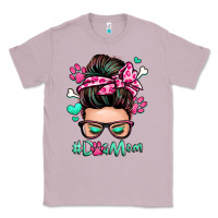 Lilac dog mom messy bun Classic Tee - Zillion Design Studio