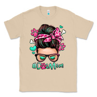 Mushroom dog mom messy bun Classic Tee - Zillion Design Studio