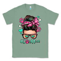 Sage dog mom messy bun Classic Tee - Zillion Design Studio