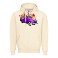 Sandshell mardi gras truck king's cake Zipper Hoodie - FaDigitalArtStudio