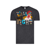 Vintage Black Y'all ain't right crazy Vintage Tee - texasbilliewilder