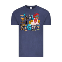 Vintage Denim Y'all ain't right crazy Vintage Tee - texasbilliewilder